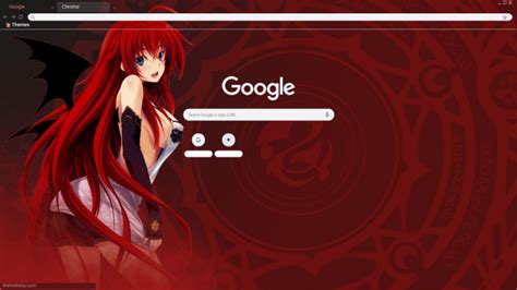 Rias Gremory Chrome Theme ThemeBeta