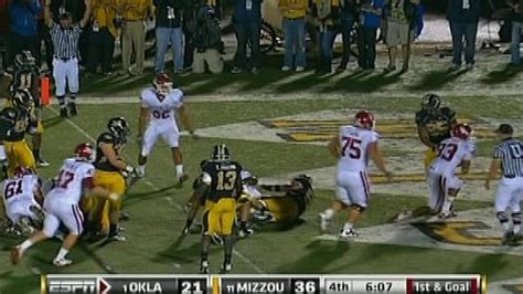 Missouri Vs Oklahoma Highlight Espn Video