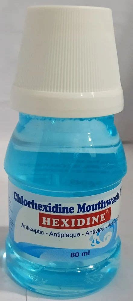 Hexidine Mouthwash 80ml At Rs 67 Bottle Chlorhexidine Mouthwash In