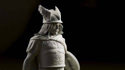 Vercingetorix Statue Of Warrior 3D Model 3D Printable CGTrader