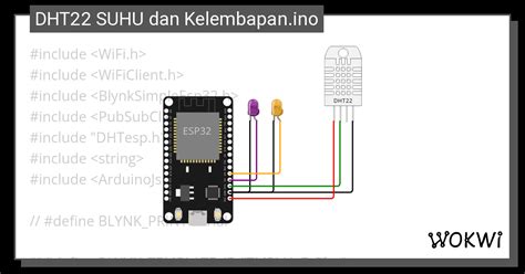 Dht Suhu Dan Kelembapan Ino Wokwi Esp Stm Arduino Simulator