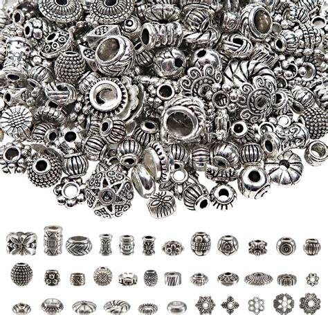 Jzk Pcs Perles Intercalaires Antique Tibetains Perles Rondelle En