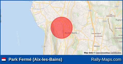 Park Fermé Aix les Bains stage map Rallye Monte Carlo 1981 WRC