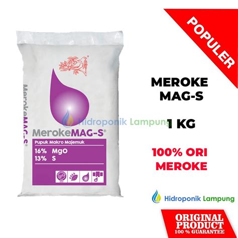 Jual Pupuk Meroke Mag S Hidroponik Kg Original Meroke Shopee Indonesia