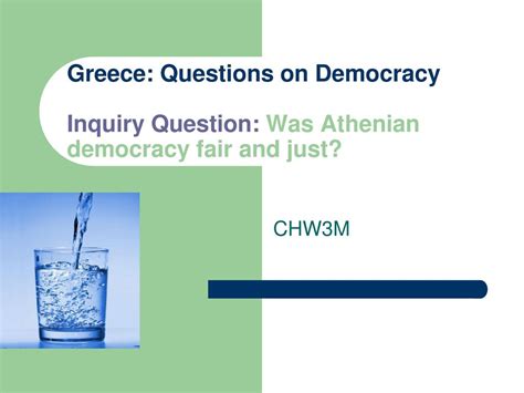 Greece Questions On Democracy Inquiry Question Was Athenian Democracy