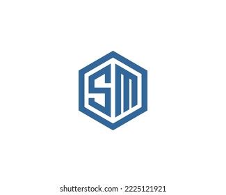 Sm Logo Design Vector Template Stock Vector (Royalty Free) 2225121921 | Shutterstock