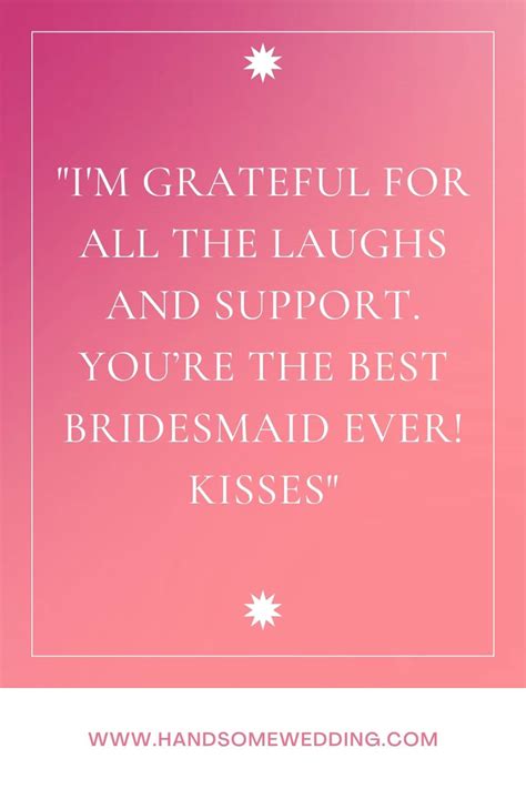 Unique Thank You Notes for Bridesmaids (23 Examples) - HandsomeWedding