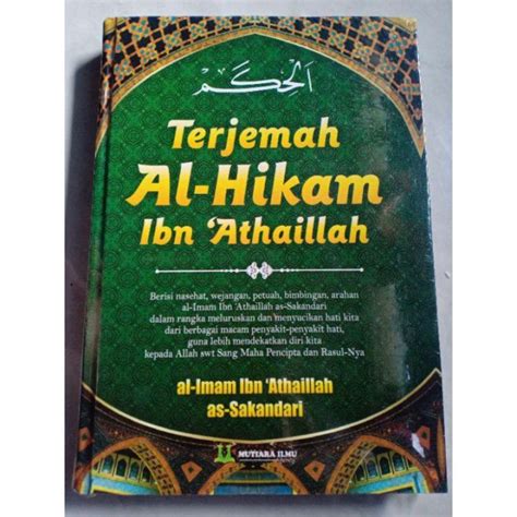 Original Terlaris Kitab Terjemah Al Hikam Ibn Athoillah Lazada Indonesia