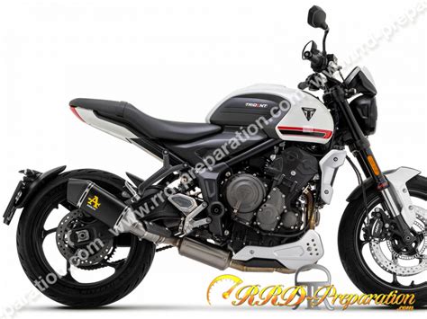 Ligne D Chappement Arrow Veloce Aluminium Dark Pour Triumph Trident