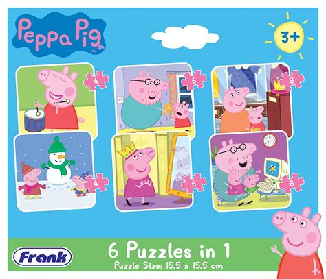 Frank Peppa Pig 6 In 1 Puzzle AppuWorld