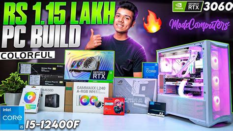 Rs 115 Lakh Gaming Pc Build Intel I5 12400f And Rtx 3060 Youtube