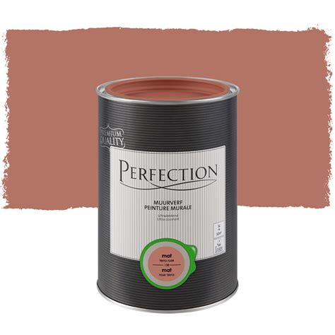 Peinture Murale Perfection Ultra Couvrante Rose Terra Mat 1L