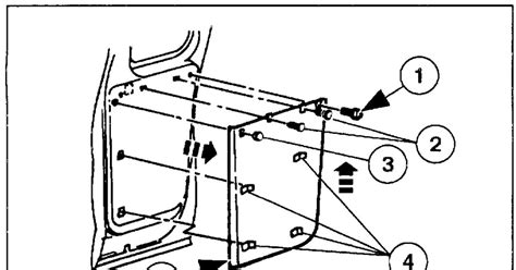 E150 Rear Door Latch Diagram