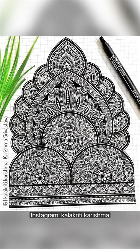 Mandala Artist Karishma Srivastava Instagram Kalakriti Karishma