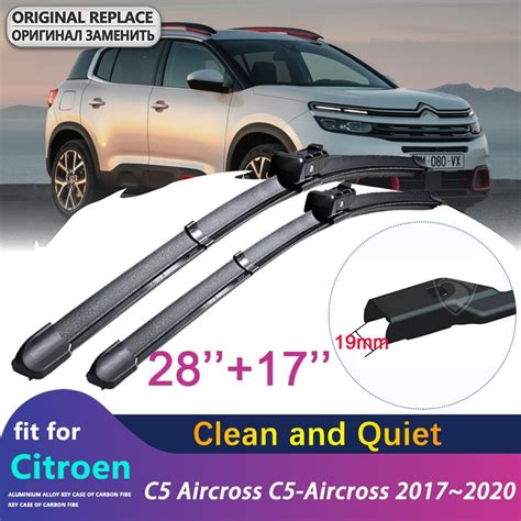 For Citroen C5 Aircross C5 Aircross 2017~2020 2018 2019 Car Wiper Blades Front Windscreen