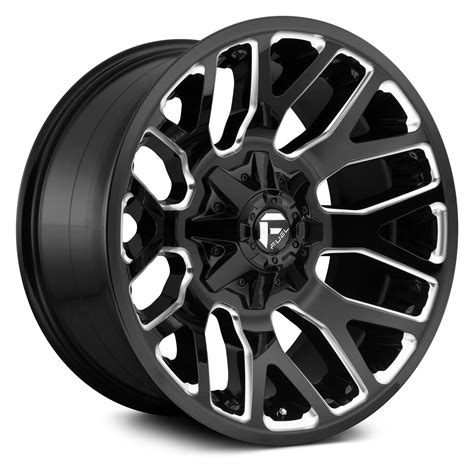 Fuel D Warrior Pc Wheels Gloss Black With Milled Accents Rims