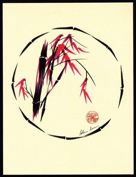 FORGIVENESS Original Enso Sumi E Zen Brush Painting Etsy Sumi E