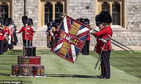 Prince William Presents New Colours To Irish Guards At Windsor Castle