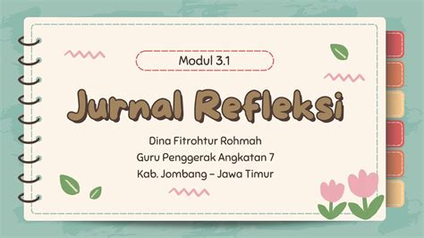 Jurnal Refleksi Modul Youtube