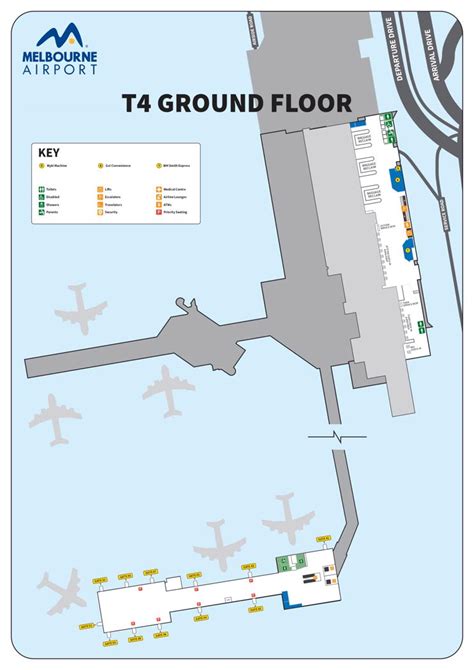 Melbourne Airport (MEL) Terminal Maps, Shops, Restaurants, Food Court 2021