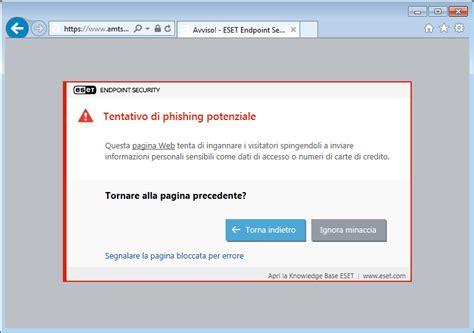 Protezione Anti Phishing ESET Endpoint Security Guida Online ESET