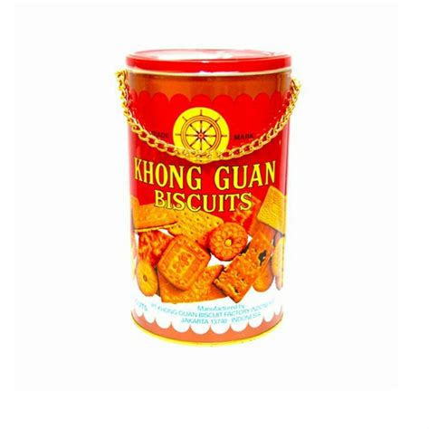 Jual Khong Guan Red Bulat Assorted Biscuit Kaleng 1000 Gr Shopee