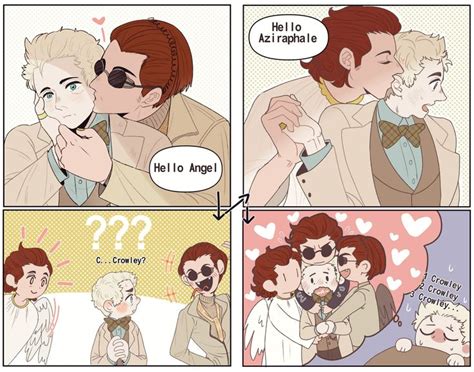 阿夾KYO todoketai on X Good omens book Cute gay Cute