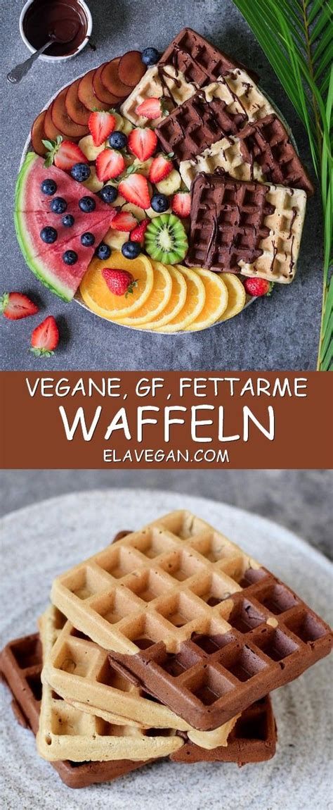 Vegane Waffeln Mit Schokolade Und Fr Chten Das Rezept Ist Vegan