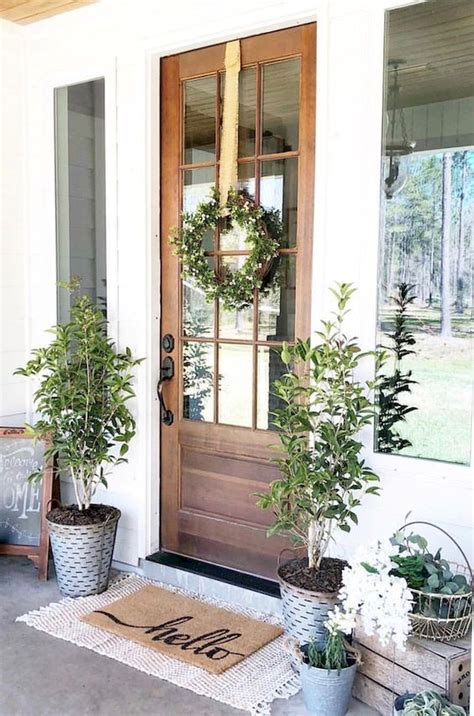 Front Door Entrance Decorating Ideas