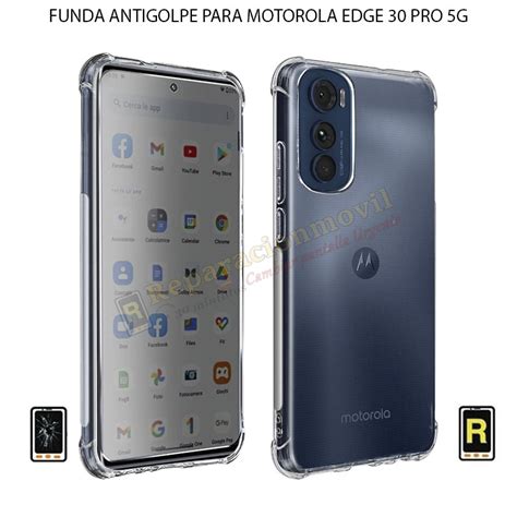 Funda Antigolpe Transparente Motorola Edge Pro Madrid