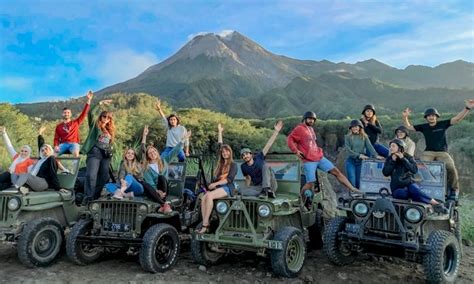 Merapi sunrise Jeep Jomblang cave | Jomblang Cave Tours