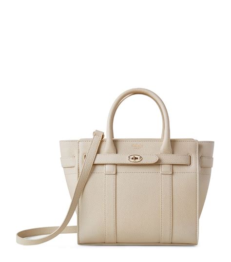 Womens Mulberry White Mini Bayswater Cross Body Bag Harrods Uk