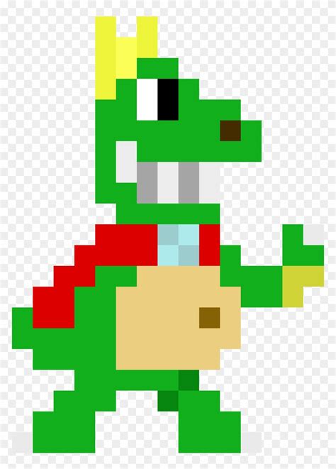 8 Bit Pixel Art Bowser