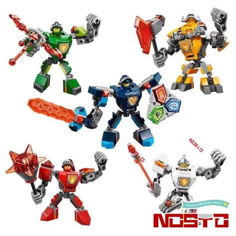 Nexo Knights Building Blocks Mecha Macy Axl Lance Aaron Ultimate