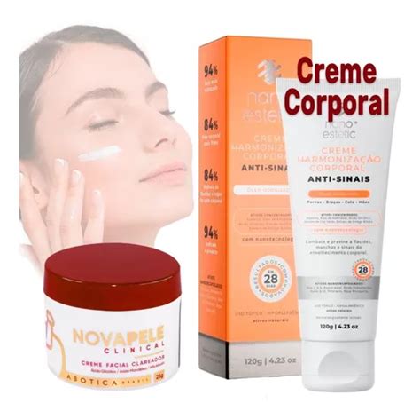 Creme Facial Clareador Nova Pele Manchas De Melasma