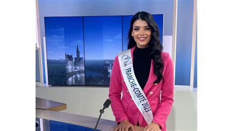 PORTRAIT Miss France 2024 Qui est Sonia Coutant Miss Franche Comté