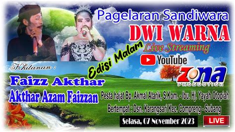 Live Streaming Pagelaran Sandiwara DWI WARNA Edisi Malam Selasa