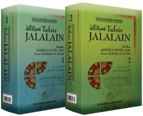 Tafsir Jalalain Satu Set Jilid 1 Dan Jilid 2 Sinar Baru Algensindo