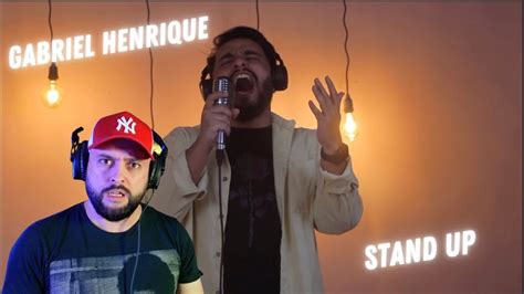 Gabriel Henrique Stand Up Cover Vocalist From The Uk Reacts Youtube