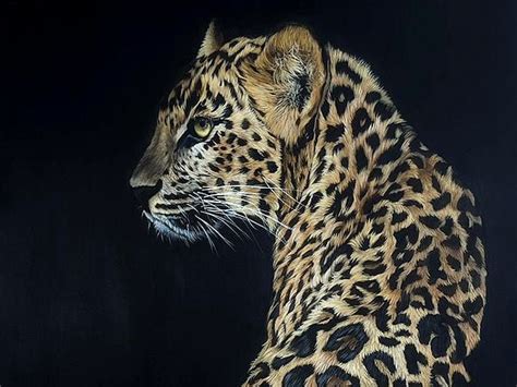 Sri Lankan Leopard Painting By Zoya Exotic India Art