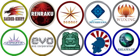 Megacorp Logos Cyberpunkshadowrun Pinterest Shadowrun Rpg And