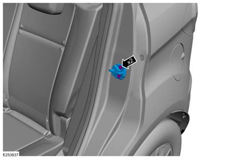 Ford Ecosport General Procedures Rear Door Alignment Body Closures