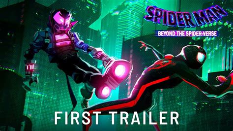 Spider Man Beyond The Spider Verse OFFICIAL TRAILER YouTube