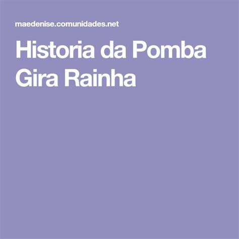 Historia Da Pomba Gira Rainha Boarding Pass