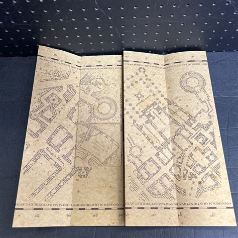 The Marauder's Map Collectible Fold Out Map – Encore Kids Consignment