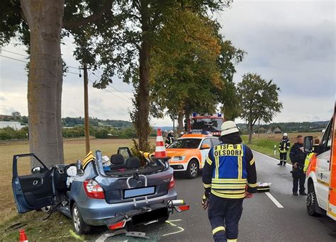 Schwerer Unfall Auf Der Bundesstra E