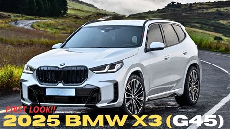 Finally Revealed 2025 Bmw X3 G45 Redesign First Look Interior Exterior In Details Youtube