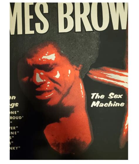 Original James Brown Concert Poster 1974 Milwaukee Auditorium Sex Power