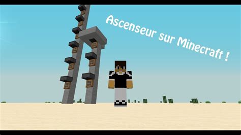 TUTORIEL Comment Faire Un Ascenseur Sur Minecraft YouTube