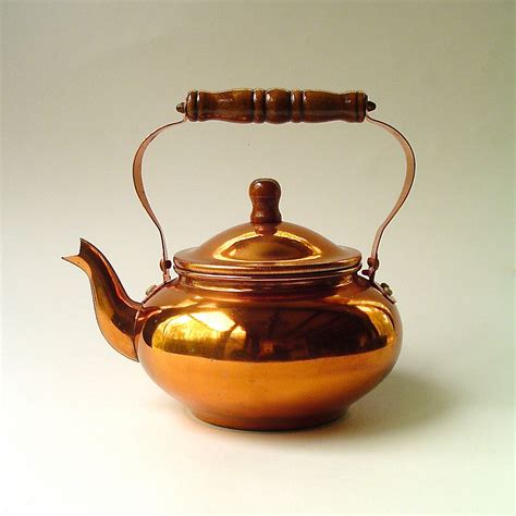 Vintage Copper Tea Kettle